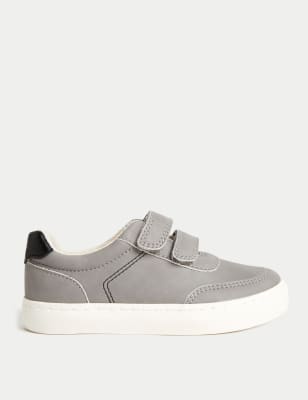 

Boys M&S Collection Kids' Freshfeet™ Riptape Trainers (4 Small - 13 Small) - Grey, Grey