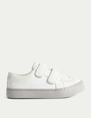 

M&S Collection Klettverschluss-Turnschuhe für Kinder mit Freshfeet™ (20,5-32) - White, White