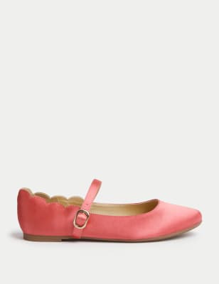 

Girls M&S Collection Kids' Freshfeet™ Mary Jane Shoes (3 Large - 6 Large) - Coral, Coral