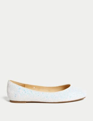 

M&S Collection Glitzerballerinas für Kinder (35-39,5) - White Mix, White Mix