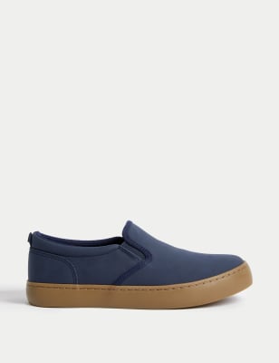 

M&S Collection Zapatos infantiles sin cordones Freshfeet™ (1 grande-7 grande) - Navy, Navy