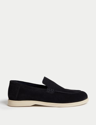 

M&S Collection Kinderslipper aus Leder (33,5-40,5) - Navy, Navy