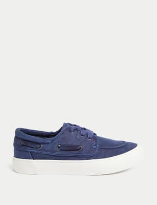 

Boys M&S Collection Kids' Boat Shoes (3 Large - 7 Large) - Navy, Navy