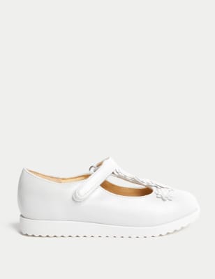 

M&S Collection Kinder-Spangenschuhe mit Blumenmuster (20,5-35) - White, White