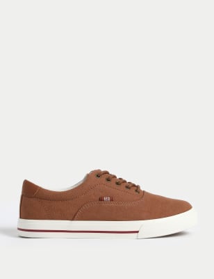 

M&S Collection Kinderturnschuhe aus Canvas zum Schnüren (33,5-40,5) - Tan, Tan