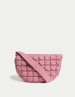 

Girls M&S Collection Kids' Pure Cotton Quilted Bag - Pink, Pink