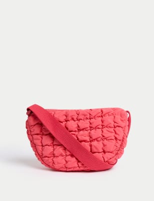 

Girls M&S Collection Kids' Pure Cotton Quilted Bag - Red, Red