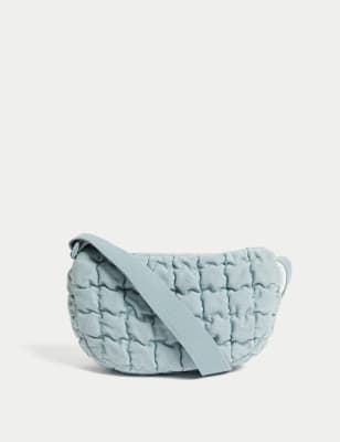

M&S Collection Bolso infantil acolchado 100% algodón - Light Blue, Light Blue