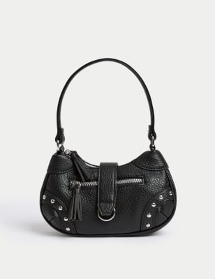 

Girls M&S Collection Kid's Faux Leather Shoulder Bag - Black, Black