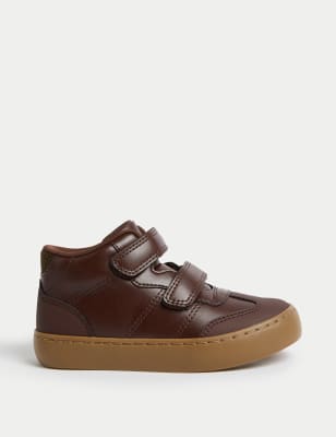 

M&S Collection Botas infantiles Freshfeet™ altas con velcro (4 pequeño-2 grande) - Brown, Brown