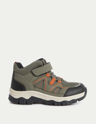 

M&S Collection Botas infantiles de excursionista resistentes al agua (4 pequeño-7 grande) - Green Mix, Green Mix