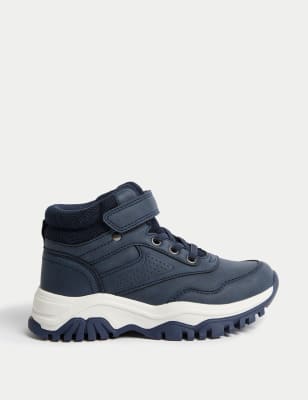 

Boys M&S Collection Kids' Water Resistant Hiker Boots (4 Small - 7 Large) - Navy Mix, Navy Mix