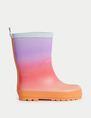 

Girls M&S Collection Kids' Ombre Wellies (4 Small - 2 Large) - Pink Mix, Pink Mix