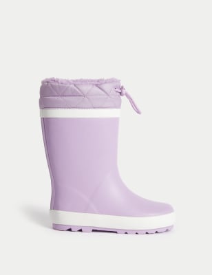 M&S Kids Wellies (4 Small - 6 Large) - 1 L - Lilac Mix, Lilac Mix