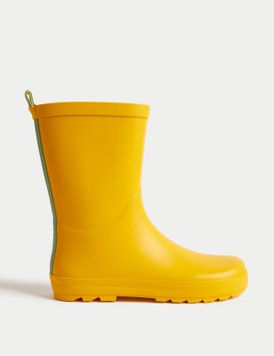 

Unisex,Boys,Girls M&S Collection Kids' Wellies (4 Small - 6 Large) - Yellow, Yellow