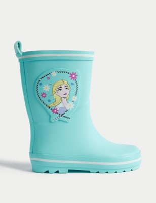 

Girls M&S Collection Kids' Disney Frozen™ Wellies (4 Small - 12 Small), Aqua