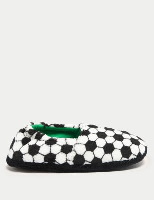 

M&S Collection Zapatillas infantiles de fútbol (13 pequeño-7 grande) - Black Mix, Black Mix
