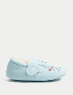 

Boys M&S Collection Kids' Paddington™ Slippers (4 Small - 12 Small) - Light Blue Mix, Light Blue Mix