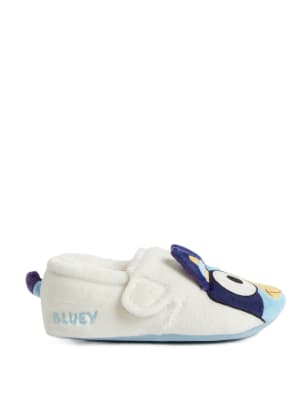 

M&S Collection Zapatillas infantiles con velcro de Bluey™ (4 pequeño-12 pequeño) - Cream Mix, Cream Mix