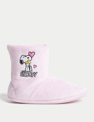 

Girls M&S Collection Kids' Snoopy™ Slipper Boots (13 Small - 6 Large) - Pink, Pink