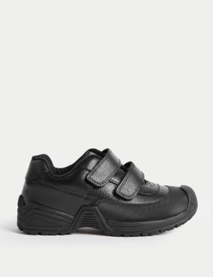 

M&S Collection Lederschuhe für die Schule mit Klettverschluss (25,5-34,5) - Black, Black