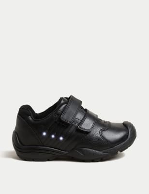 

Unisex,Boys,Girls M&S Collection Kid's Light-Up School Shoes (8 Small - 2 Large) - Black, Black