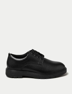 

Unisex,Boys,Girls M&S Collection Kid's Leather School Shoes (13 Small - 9 Large) - Black, Black