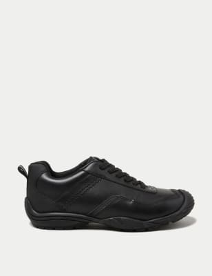 

Boys M&S Collection Kids' Leather Lace School Shoes (13 Small - 9 Large) - Black, Black