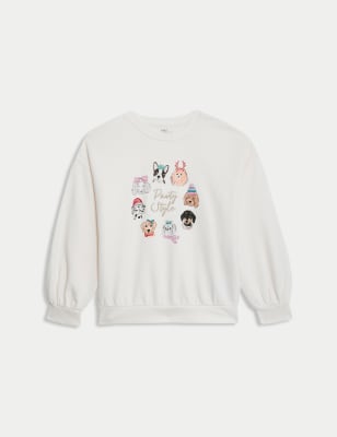 

Girls M&S Collection Cotton Rich Christmas Dog Sweatshirt (6-16 Yrs) - Ecru, Ecru