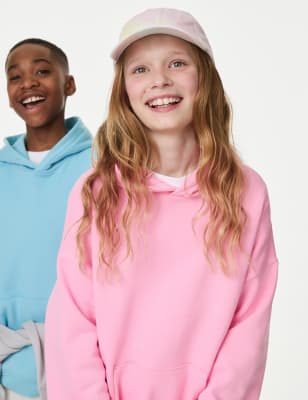 

M&S Collection Extra großer Hoodie mit hohem Baumwollanteil (6-16 Jahre) - Pink, Pink