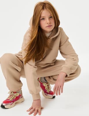 

M&S Collection Sudadera con capucha de algodón (6-16 años) - Camel, Camel