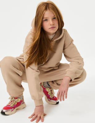 

Girls M&S Collection Cotton Rich Hoodie (6-16 Yrs) - Camel, Camel