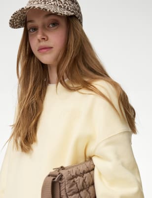 

Girls M&S Collection Cotton Rich Sweatshirt (6-16 Yrs), Yellow