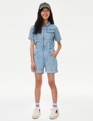 

Girls M&S Collection Denim Boiler Suit (6-16 Yrs), Denim