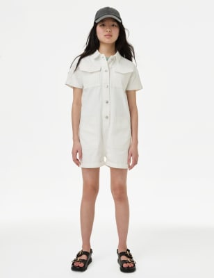 

M&S Collection Pelele denim (6-16 años) - Ivory, Ivory
