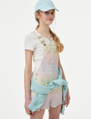 

Girls M&S Collection Denim Tie Dye Dungarees (6-16 Yrs) - Multi, Multi