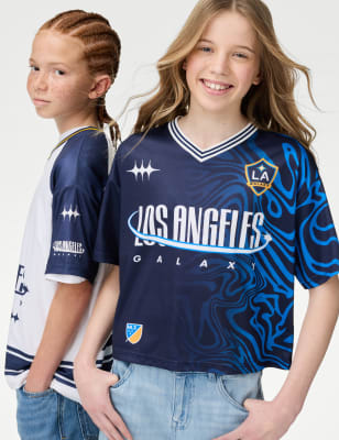 

Girls M&S Collection LA Galaxy T-Shirt (6-16 Yrs), Blue Mix