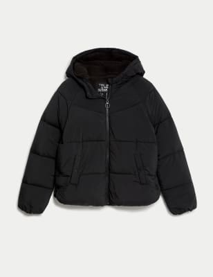 

Girls M&S Collection Stormwear™ Padded Coat (6-16 Yrs) - Black, Black