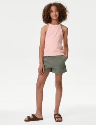 

Girls M&S Collection Pure Cotton Cargo Shorts (6-16 Yrs) - Green, Green