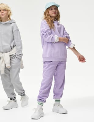 

Girls,Unisex,Boys M&S Collection Cotton Rich Plain Joggers (6-16 Yrs) - Lilac, Lilac