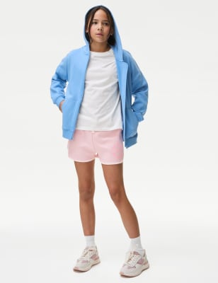 

M&S Collection Pantalón corto 100% algodón con cintura elástica (6-16 años) - Pink, Pink