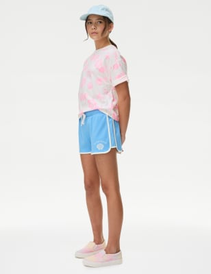 

Girls M&S Collection Pure Cotton Elasticated Waist Shorts (6-16 Yrs) - Blue, Blue