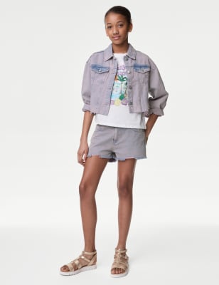 

M&S Collection Denim-Shorts aus reiner Baumwolle (6-16 Jahre) - Pink, Pink