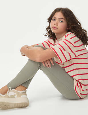 

M&S Collection Leggings de algodón (6-16 años) - Khaki, Khaki