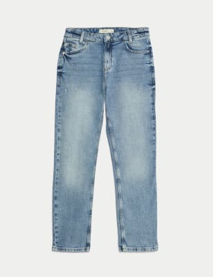 

Girls M&S Collection Straight Leg Denim Jeans (6-16 Yrs) - Indigo, Indigo