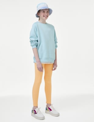 

Girls M&S Collection Cotton Rich Ribbed Leggings (6-16 Yrs) - Yellow, Yellow