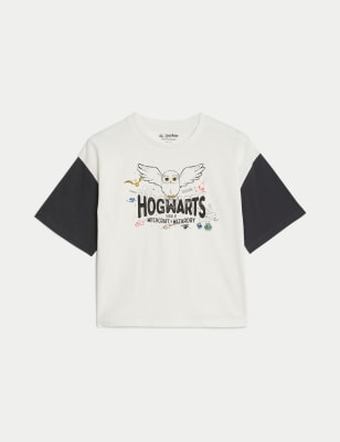 

Girls M&S Collection Pure Cotton Harry Potter™ Hedwig T-Shirt (6-16 Yrs) - Ivory Mix, Ivory Mix