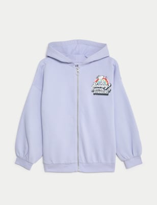 

M&S Collection Hoodie mit hohem Baumwollanteil, Reißverschluss und Snoopy-Motiv (6-16 J.) - Lilac, Lilac