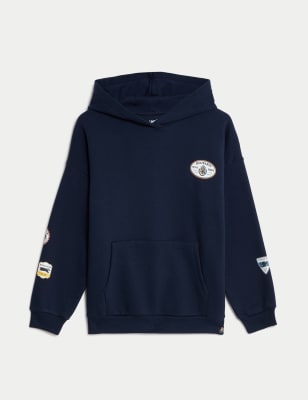 

M&S Collection Sudadera con capucha de algodón de Harry Potter™ (6-16 años) - Navy, Navy