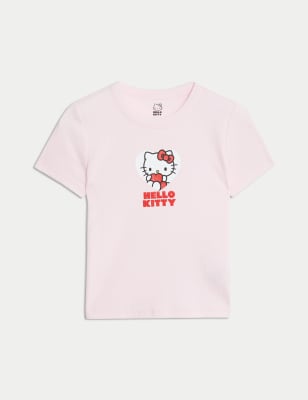

Girls M&S Collection Cotton Rich Hello Kitty™ T-Shirt (6-16 Yrs) - Pink, Pink